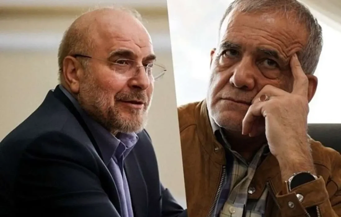 انتقاد کیهان از پزشکیان و قالیباف: به دشمن پالس ضعف میدهند